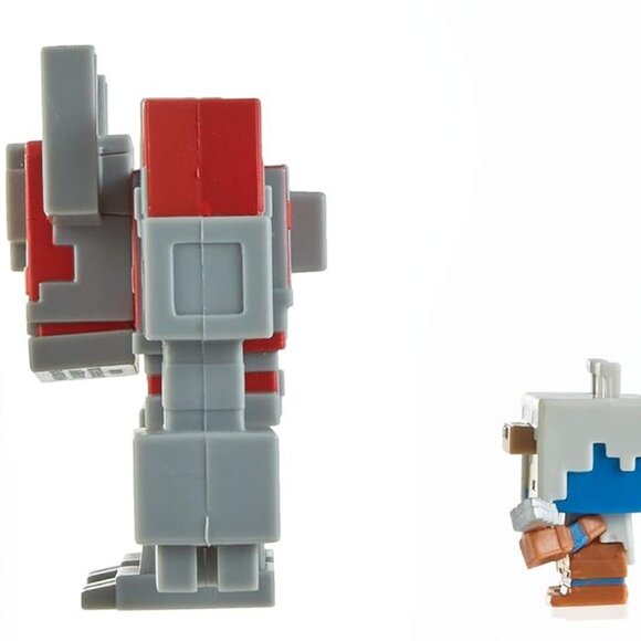 3/$55❤️ Mattel Minecraft Dungeons Mini Battle Box Redstone Monstrosity Mangle - Picture 9 of 16